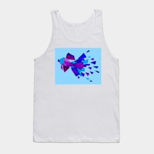 Splish-Splash ~ Blue and Purple Tank Top